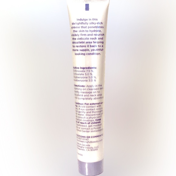 Meaningful Beauty Skin Brightening Decollete Neck Treatment Cream 1.7 oz - Picture 2 of 2
